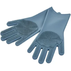 Online Gifi Gant pour vaisselle avec picots silicone bleu x2