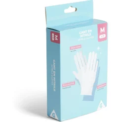 Sale Gifi Gants en nitrile taille M x10 bleu