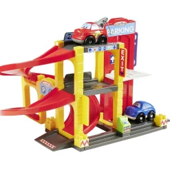 Gifi Jeux D'Imagination Et D'Imitation<Garage à 2 niveaux avec station essence + 2 voitures