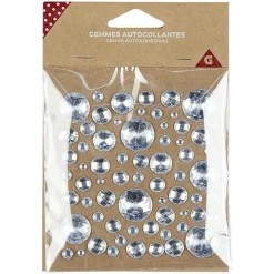 Gifi Gemme autocollante argent