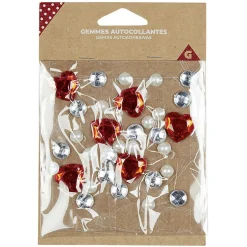 Gifi Gemme autocollante blanc et rouge