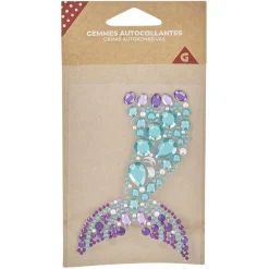 Gifi Gemme autocollante bleu et violet