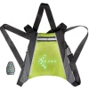 Gifi Gilet signalétique LED avec télécommande jaune