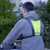 Gifi Gilet signalétique LED vert et noir