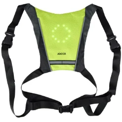 Gifi Gilet signalétique LED vert et noir