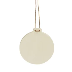 Gifi Guirlande corde boule plate à décorer en bois 1,5m
