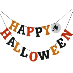 Gifi Guirlande lettres Happy Halloween en feutrine à fabriquer