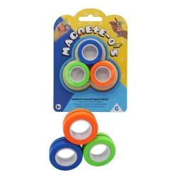 Gifi Jeux De Société Et Éducatifs<Hand Spinner Fidget anneau magnétique bleu vert orange x3