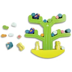 Outlet Gifi Jeu Arbre balancier animaux et formes en bois