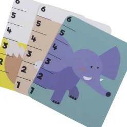 Gifi Jeux De Société Et Éducatifs<Jeu bataille des animaux de la jungle en bois 50 cartes
