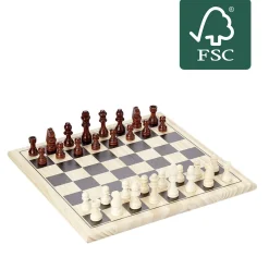 Gifi Jeux De Société Et Éducatifs<Jeu échecs et dames 2 en 1 en bois