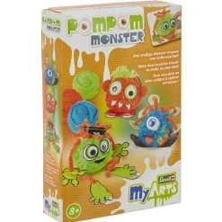 Jeu créatif pompon monster 47 pièces*Gifi Outlet