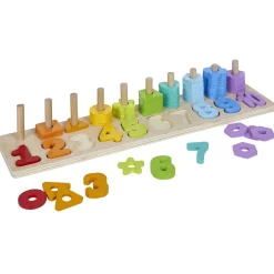 Gifi Jeux De Société Et Éducatifs<Jeu d'apprentissage en bois certifié FSC® Montessori - chiffres et couleurs