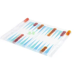 Gifi Jeux De Société Et Éducatifs<Jeu de backgammon transparent 24,8x30cm