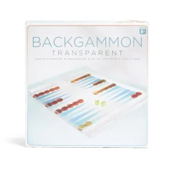 Gifi Jeux De Société Et Éducatifs<Jeu de backgammon transparent 24,8x30cm