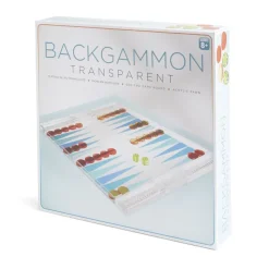 Gifi Jeux De Société Et Éducatifs<Jeu de backgammon transparent 24,8x30cm