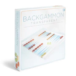 Gifi Jeux De Société Et Éducatifs<Jeu de backgammon transparent 24,8x30cm