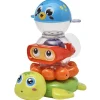 Gifi Eveil<Jeu de bain tortue poisson et pieuvre à empiler