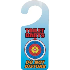 Jeu de cible pour toilettes avec pistolet fléchettes et cible*Gifi Hot