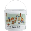 Gifi Jeux D'Imagination Et D'Imitation<Jeu de contruction 60 formes en bois multicolore
