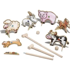 Jeu de croquet en bois forme animaux*Gifi Discount