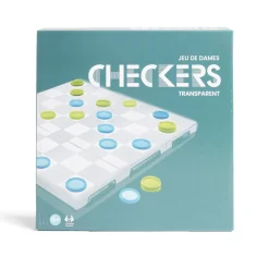Gifi Jeux De Société Et Éducatifs<Jeu de dame transparent 25x25cm