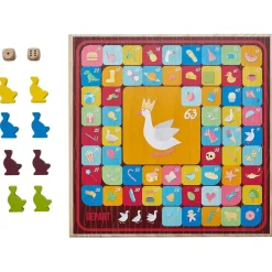 Jeu de l'oie pliable en bois*Gifi Discount
