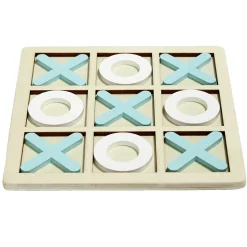 Gifi Jeux De Société Et Éducatifs<Jeu de morpion bois 14x14cm blanc/orange ou blanc/bleu