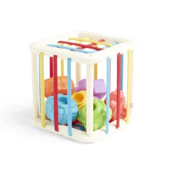 Gifi Eveil<Jeu de motricité fine cube et formes 6 pièces 11x11x11cm