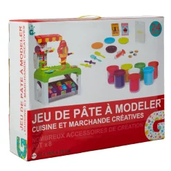 Gifi Jeux D'Imagination Et D'Imitation<Jeu de pâte à modeler cuisine et marchande 24 pièces