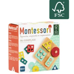 Gifi Jeux D'Imagination Et D'Imitation<Jeu des formes en bois Montessori
