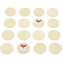 Gifi Eveil<Jeu de société en bois 3en1 loto domino et mémo