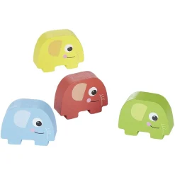 Gifi Jeux D'Imagination Et D'Imitation<Jeu en bois Éléphant à empiler - 46 pièces