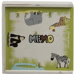 Gifi Jeux De Société Et Éducatifs<Jeu mémory safari animaux jugle en bois
