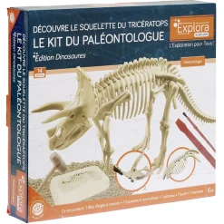 Gifi Jeux De Société Et Éducatifs<Jeu paléontologue - squelette Triceratops à reconstituer