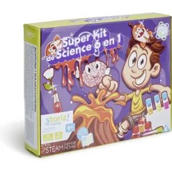 Gifi Jeux De Société Et Éducatifs<Jeu super kit science 6-en-1