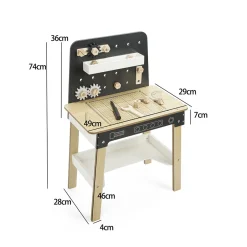 New Gifi Jeu établi de bricolage avec outils en bois