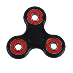 Jeu toupie Hand Spinner noir et gris*Gifi Best