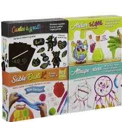 Gifi Jeux De Société Et Éducatifs<Jeux créatifs x4 slim cartes à gratter attrape rêves sable élastique