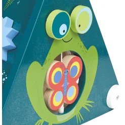 Gifi Eveil<Jouet d'éveil en bois forme triangle 6 activités