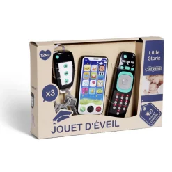 Gifi Eveil<Jouet d'éveil électronique 3 pièces téléphone/télécommande/clé de voiture