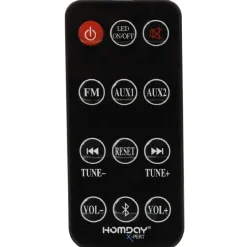 Jukebox rétro noir 30 W Homday*Gifi Hot