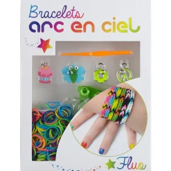 Sale Gifi Kit bracelet Arc en ciel Fluo