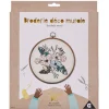 Gifi Kit broderie murale à confectionner motif fleurs