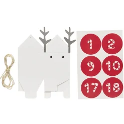 Gifi Jeux Créatifs<Kit calendrier de l'avent 24 jours DIY tête de cerf