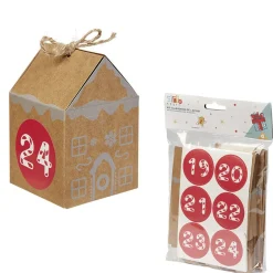 Gifi Jeux Créatifs<Kit calendrier de l'avent 24 jours DIY maisonnette de Noël