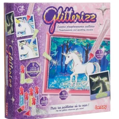 Kit créatif licornes phosphorescentes pailletées Glitterizz*Gifi Hot