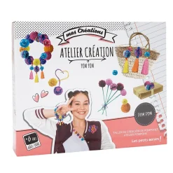 Kit créatif pompons multicolores*Gifi