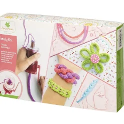 Kit création Lovely Box tricot laine bijoux x5 23 pièces*Gifi Outlet