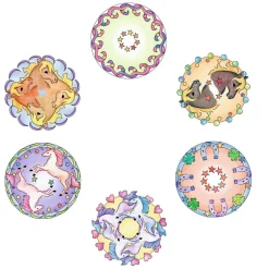 Gifi Kit création mini Mandala Designer Ravensburger